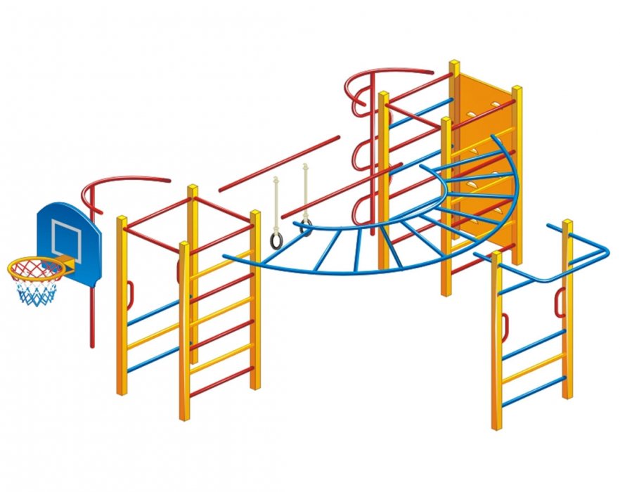 Детский спортивный комплекс Баскетболист 02 2102 - вид 3