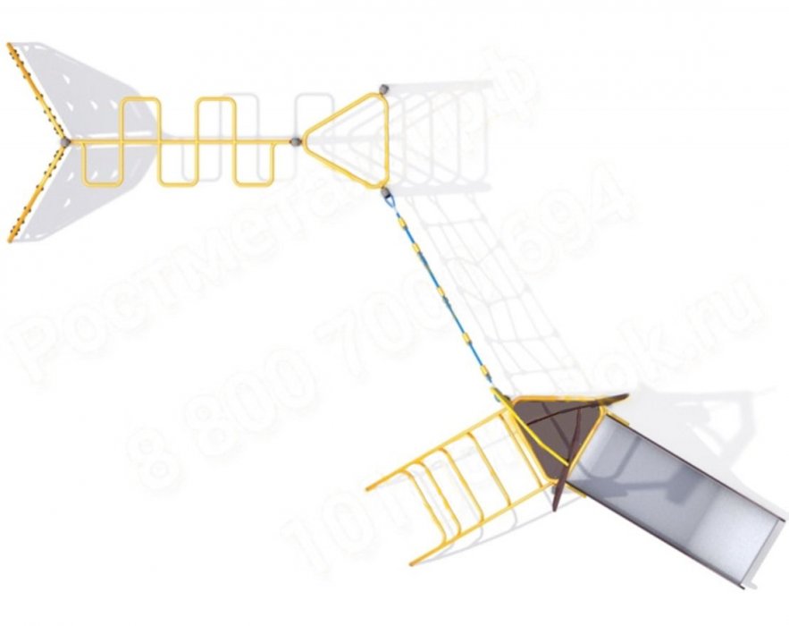 Спортивный комплекс Треугольник 06 - вид 2